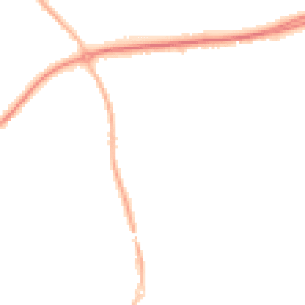 Night-time road noise heatmap for RG27 9SA