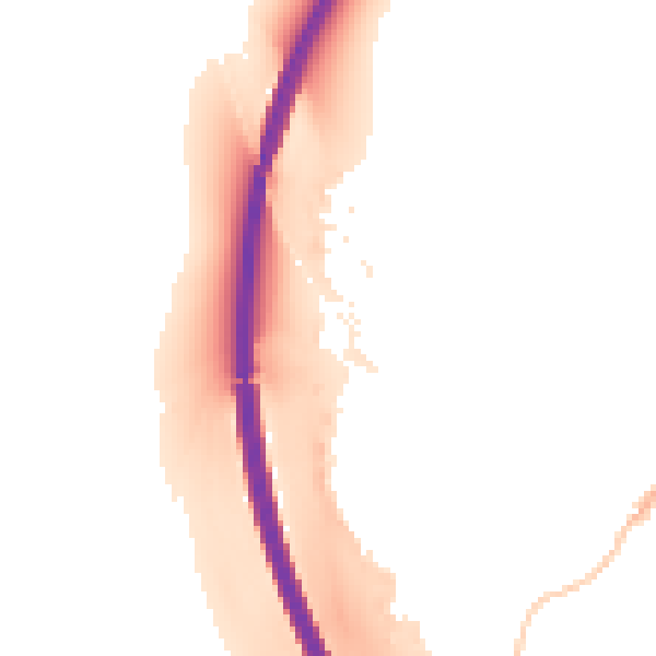 Night-time road noise heatmap for RG28 7BN