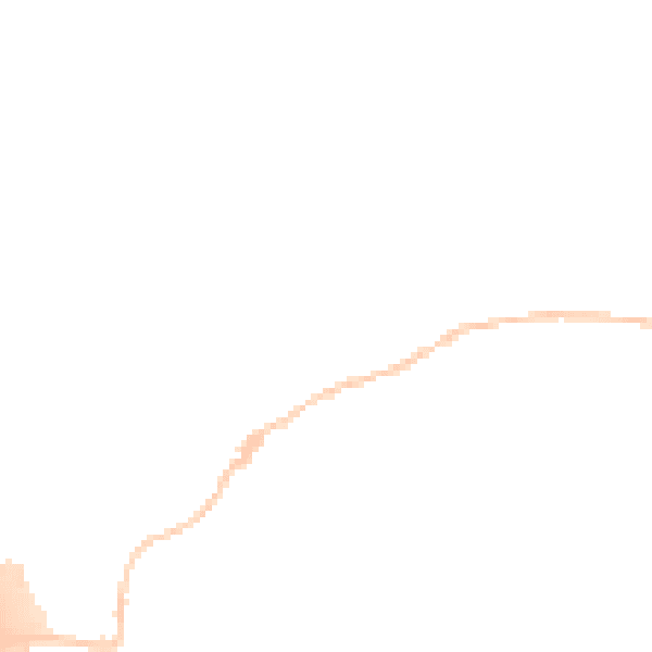 Night-time road noise heatmap for RG28 7DL