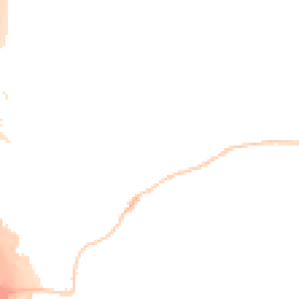 Night-time road noise heatmap for RG28 7DS