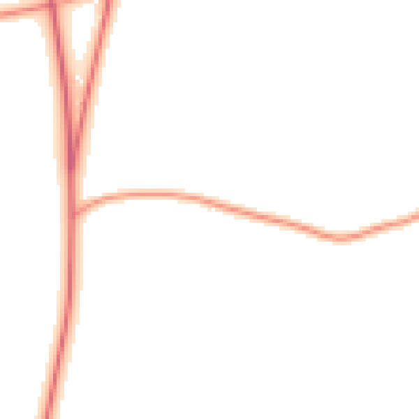 Daytime road noise heatmap for RG28 7ED