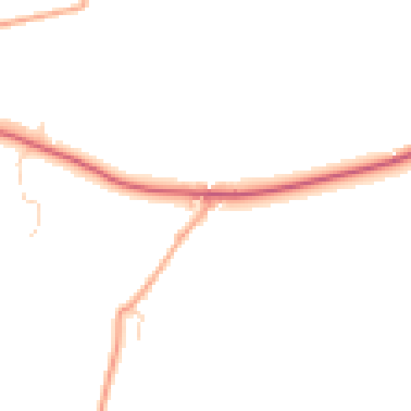 Daytime road noise heatmap for RG28 7PH