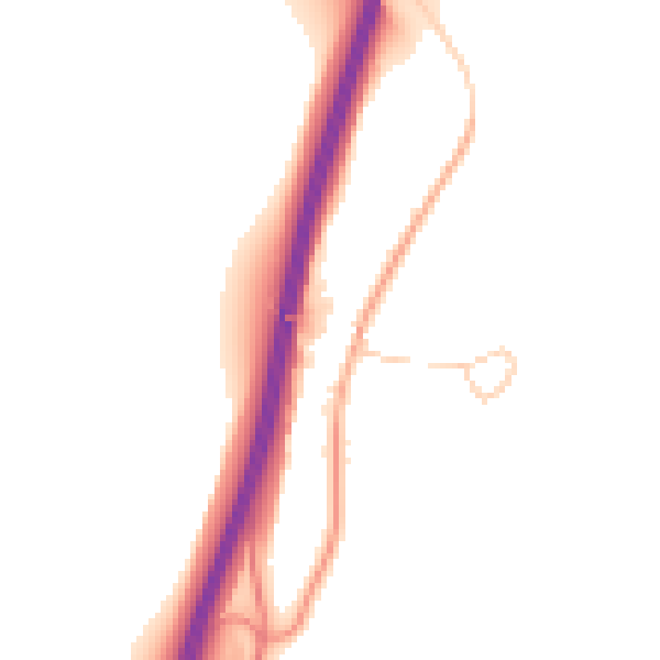 Daytime road noise heatmap for RG28 7PR