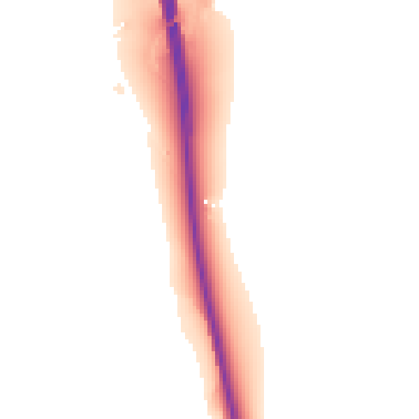 Night-time road noise heatmap for RG28 7RD