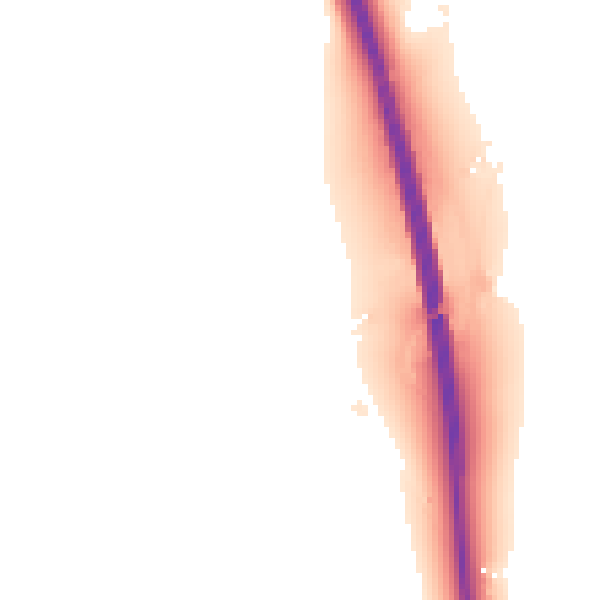 Night-time road noise heatmap for RG28 7RF