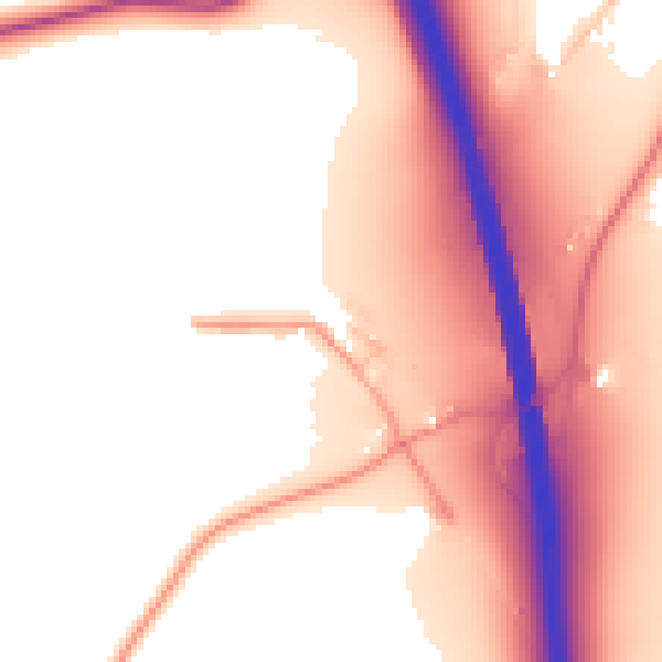 Daytime road noise heatmap for RG28 7RJ