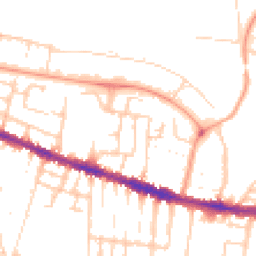 Daytime road noise heatmap for RG30 1AX