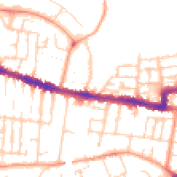 Daytime road noise heatmap for RG30 1BH