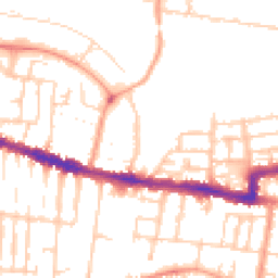 Daytime road noise heatmap for RG30 1BL