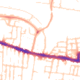 Daytime road noise heatmap for RG30 1BP