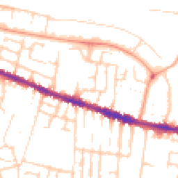 Daytime road noise heatmap for RG30 1BQ