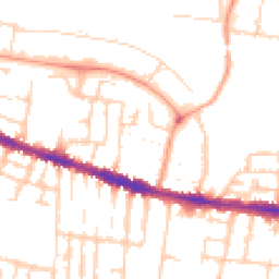 Daytime road noise heatmap for RG30 1BS