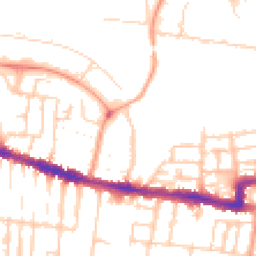 Daytime road noise heatmap for RG30 1BW