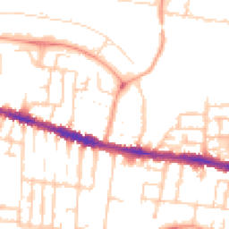 Daytime road noise heatmap for RG30 1BX