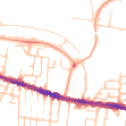 Daytime road noise heatmap for RG30 1BY