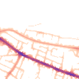 Daytime road noise heatmap for RG30 1BZ