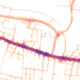 Daytime road noise heatmap for RG30 1DH
