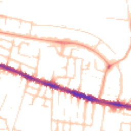 Daytime road noise heatmap for RG30 1DS