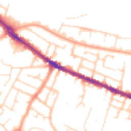 Daytime road noise heatmap for RG30 1EP