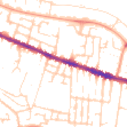 Daytime road noise heatmap for RG30 1HF
