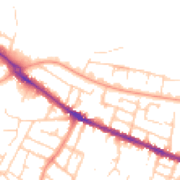 Daytime road noise heatmap for RG30 1HT
