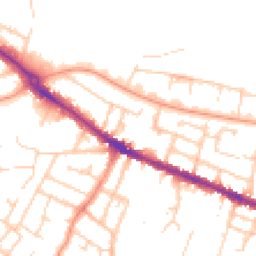 Daytime road noise heatmap for RG30 1HZ