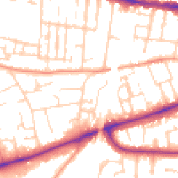 Daytime road noise heatmap for RG30 2AR
