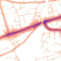 Daytime road noise heatmap for RG30 2BL