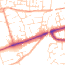 Daytime road noise heatmap for RG30 2DF