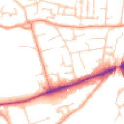 Daytime road noise heatmap for RG30 2EP