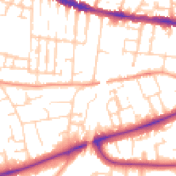 Daytime road noise heatmap for RG30 2LA