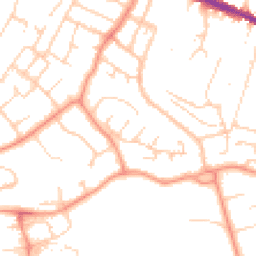 Daytime road noise heatmap for RG30 2NR