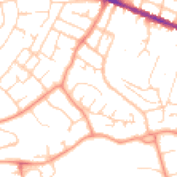 Daytime road noise heatmap for RG30 2QS