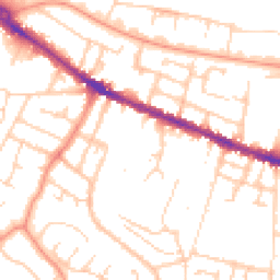 Daytime road noise heatmap for RG30 2RA