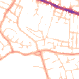 Daytime road noise heatmap for RG30 2RR