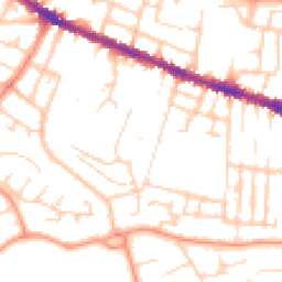 Daytime road noise heatmap for RG30 2RT