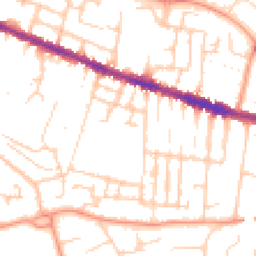 Daytime road noise heatmap for RG30 2SU