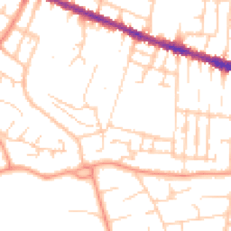 Daytime road noise heatmap for RG30 2TQ