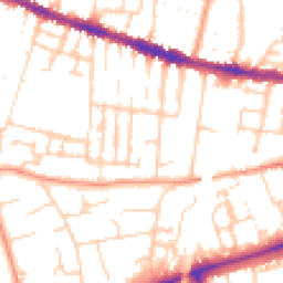 Daytime road noise heatmap for RG30 2UG