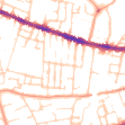 Daytime road noise heatmap for RG30 2UH