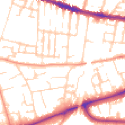 Daytime road noise heatmap for RG30 2US