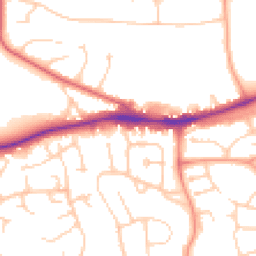 Daytime road noise heatmap for RG30 3BW