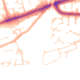 Daytime road noise heatmap for RG30 3DH