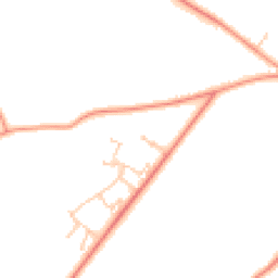 Daytime road noise heatmap for RG30 3DQ