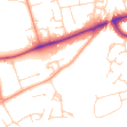 Daytime road noise heatmap for RG30 3FJ