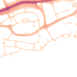 Daytime road noise heatmap for RG30 3LA
