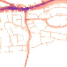 Daytime road noise heatmap for RG30 3NG