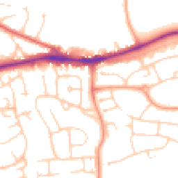Daytime road noise heatmap for RG30 3NT