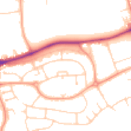 Daytime road noise heatmap for RG30 3QG