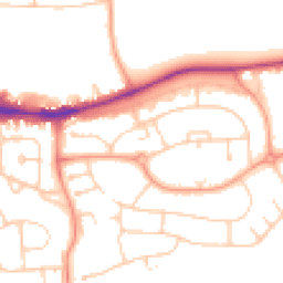 Daytime road noise heatmap for RG30 3QT